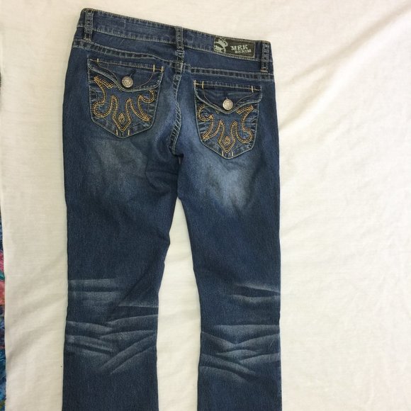 💐💐💐 MEK DNM WOMENS JEANS HARRISON SLIM BOOT PANTS SIZE 26 💐💐💐 - Picture 6 of 7